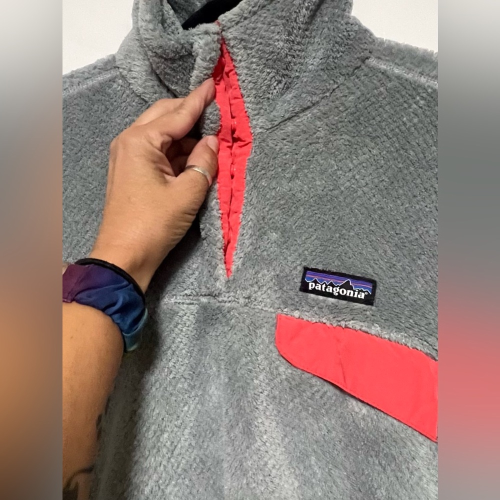 Patagonia Re-Tool Snap-T Pullover Polartec Winter Fleece Outdoor Cozy Warm Hike - Picture 6 of 11